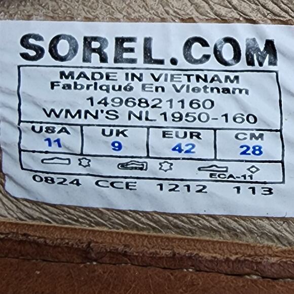 Sorel Lake Shore Sandals Women 11 Strappy Fisherman Taupe Leather NL-1950-160 - Picture 11 of 11